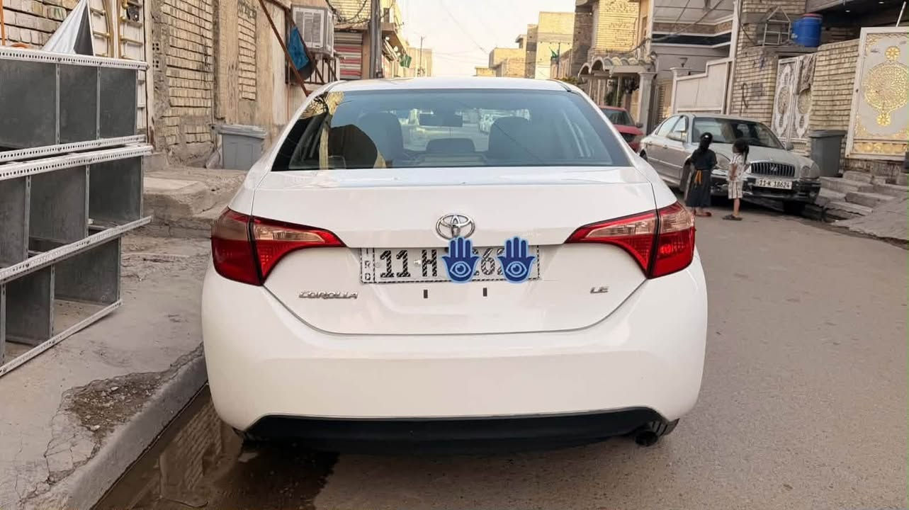 كورلا موديل 2018
وراد أمريكي
مكينه 1800
ماشيه 200 
رقم بغداد بسمي تحويل ثاني يوم 
سعر 138 بيهه مجال قليل 
التصال ***********
