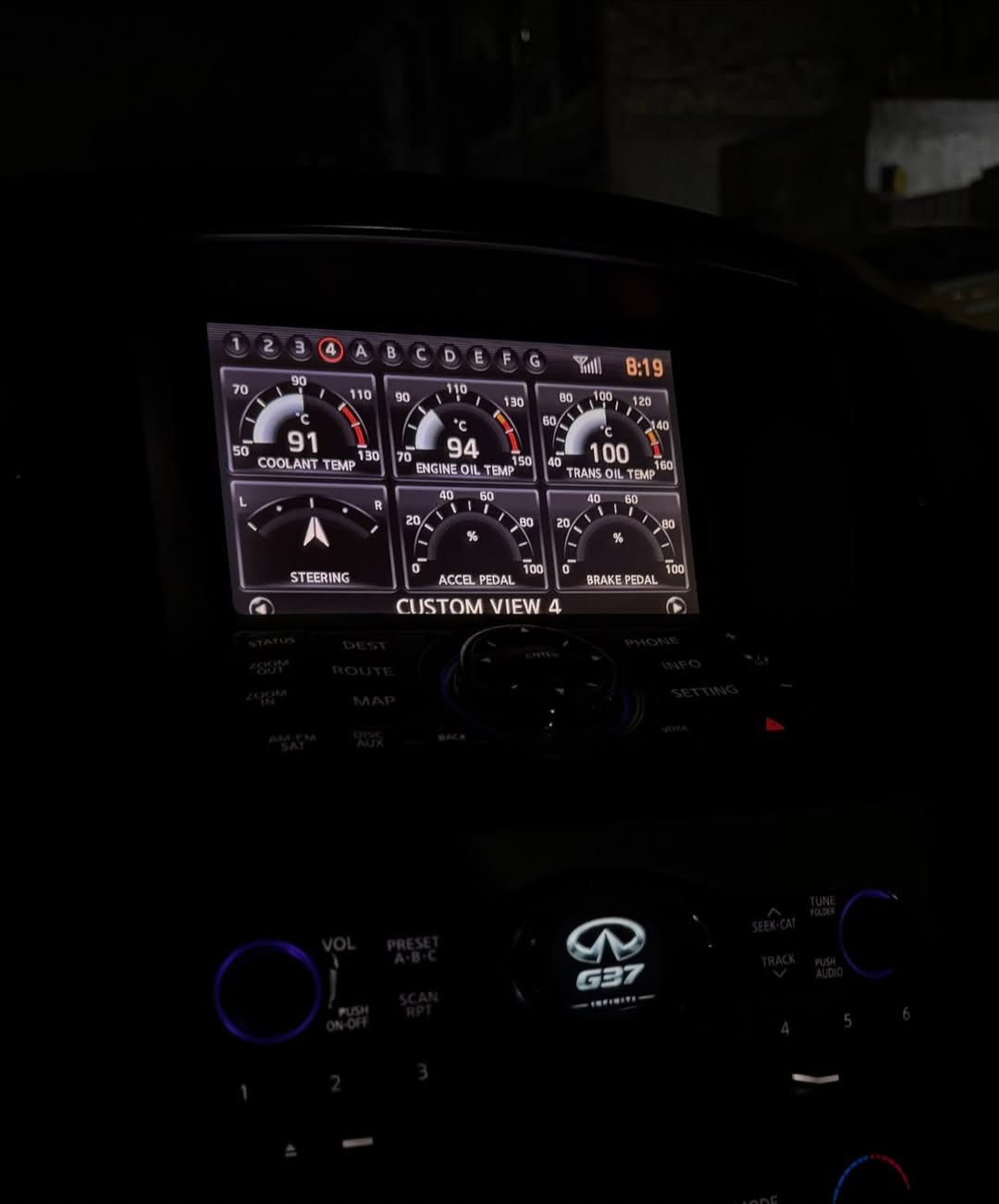 GTR Gauges for 2010+ g37 and 370z
قطعة OBD تطلعلك عدادات الGTR تعرضلك درجات حرارة السيارة (الكير والمكنية والراديتر) وباقي العدادات للسيارة على الشاشة البلادية وبدون قص وايرات

تشتغل على الموديلات الي تدعم النافيكيشن من 2010 وصعوداً 

تنربط مباشر على المنفذ ال OBD وبمجرد ما ابرمجلك الشاشة راح تتفعل عندك العدادات

 

حتى تشتغل عندك القطعة:

1- سيارتك بيها منفذ USB شغال بالسنتر كونسل الوسط(الجكمجة الوسط)

2-شاشتك تكون نافيكشين 

سعر القطعة راح يكون 150,000 الف 

نصب موقعي فقط يعني اني اجي اشدها الك حتى ابرمجلك الشاشة

للطلب راسلني خاص او على الرقم ***********
