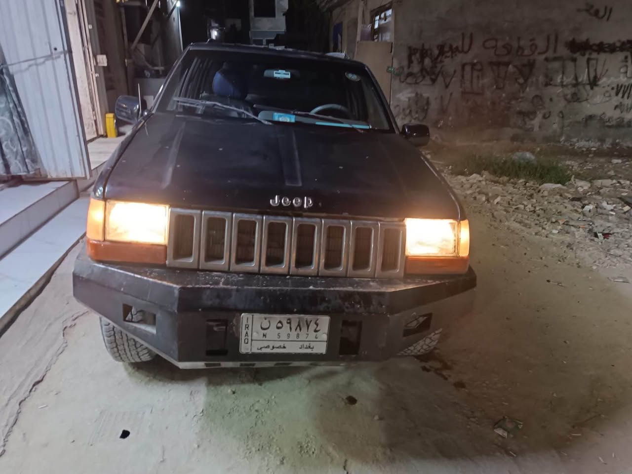 جيب 
موديل 1996
محور كاز كرفال 
گير وتو ماتيك 
كهربائيات شغالة
تبريد شغال بس قايش 
سيارة بيهة جراد 
بل قمارة و البنيد 
يرادلهة حدادية 
وتنضيف بم 
سنوية ساقطة 
صاحبهة موجود يمي 
تريد وكالة تريد مداور 
سعر 37ورقة
*********** كربلاء, العراق
