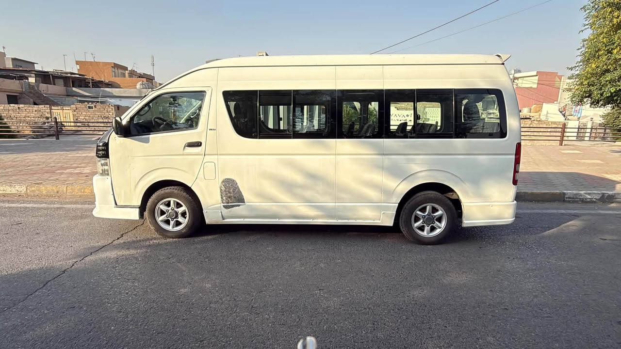 تیوتا هایس ٢٠٠٦رەقەم هەولێر شەریکە جیهان حیزام بۆیاغ گیرو مکینە و اکسل و تبرید و توندو تۆلی و تحویل بەشەرت غازو بەنزین دینار مسروفی تیدانیە سعری ١٩٥$کەمیک مجال 
*********** أربيل, العراق
