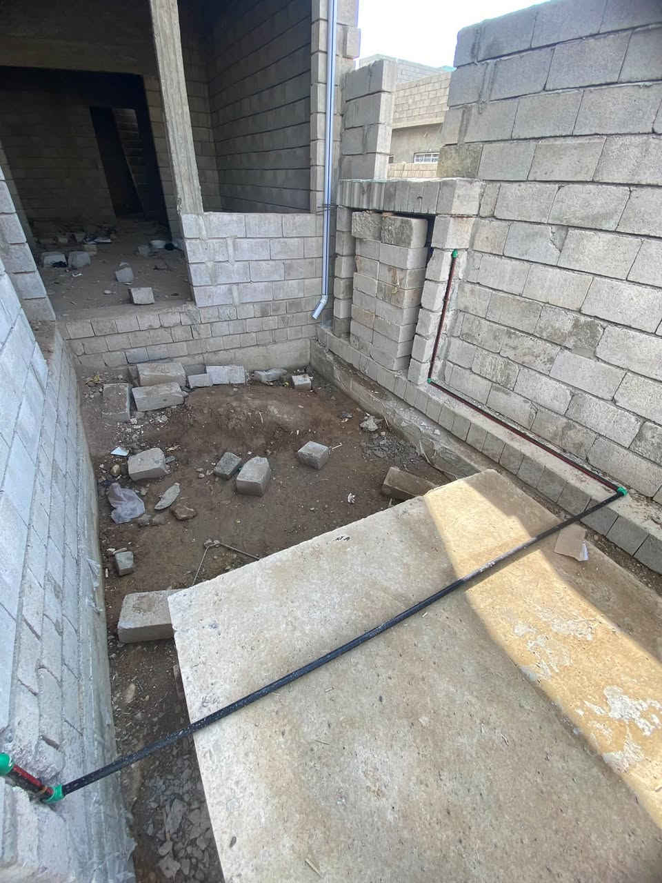 حي نابلس • ٣مجاميع صحية • نوازل PVC/PPR