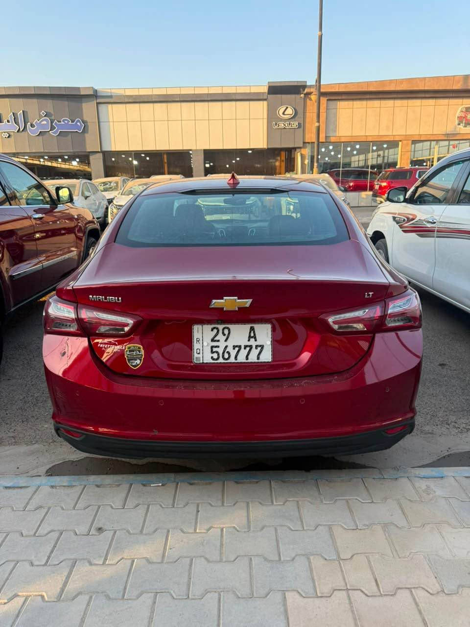 نوع السياره :ماليبو
مديل :2023 
الفئه : برايم اعلى فئه عده فتحه
المواصفات.
كشنات جلد 
شاشه كبيره 
كشنات حار بارد
حساسات
نقطه عمياء
كامرات 360
بعد السياره بيه هوايـۃ مواصفات
سياره فول مواصفات واحد ؏ واحد سياره احلى بلواقع 
السعر خاص
اقره مواصفات  اتصال او استفسار
***********
غير متواجد ع فيس Singapore
