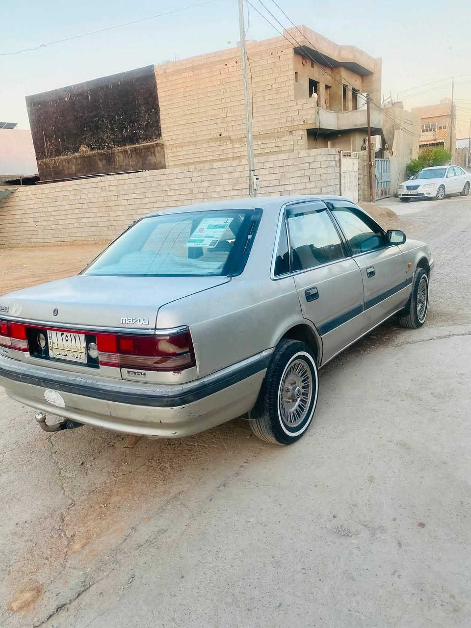 سلام عليكم مازدا للبيع موديل ٨٧محرك ٨ بخ دفتر بنزين مشروع وطني لل٢٨تحويل السعر ٣٨ مكان السياره كركوك /***********

