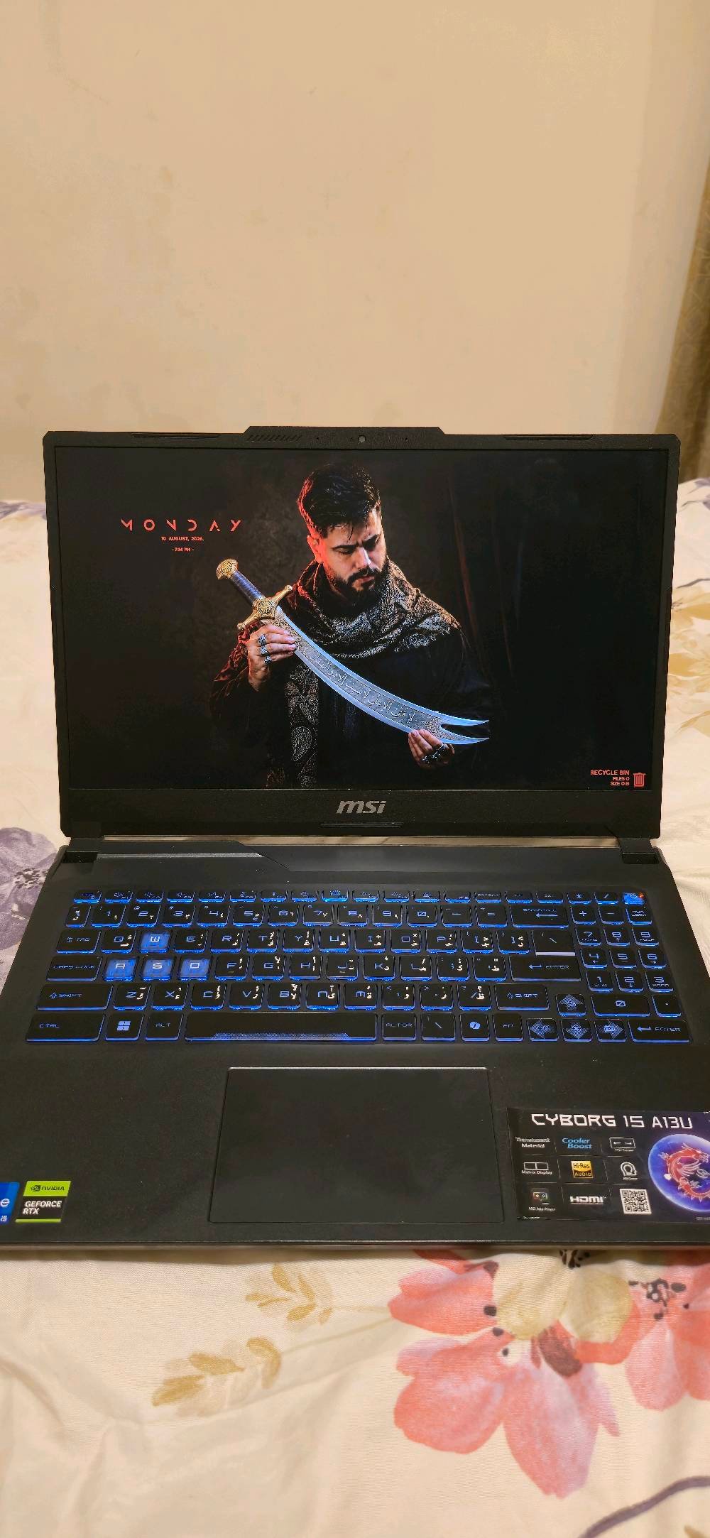 الموديل: MSI Cyborg 15 A13UDX-1292XAE
المعالج: Intel Core i5-13420H
كرت الشاشة: NVIDIA GeForce RTX 3050 6GB
الرام: 16GB RAM
التخزين: 512GB SSD
الشاشة: 15.6 بوصة
الدقة: FHD 1920×1080
نوع الشاشة: IPS
التردد: 144Hz
اللون: Translucent Black
نظام التشغيل: Windows 11 
لابتوب للبيع السعر 900 الف 
بغداد مدينة الصدر قطاع 74 
***********