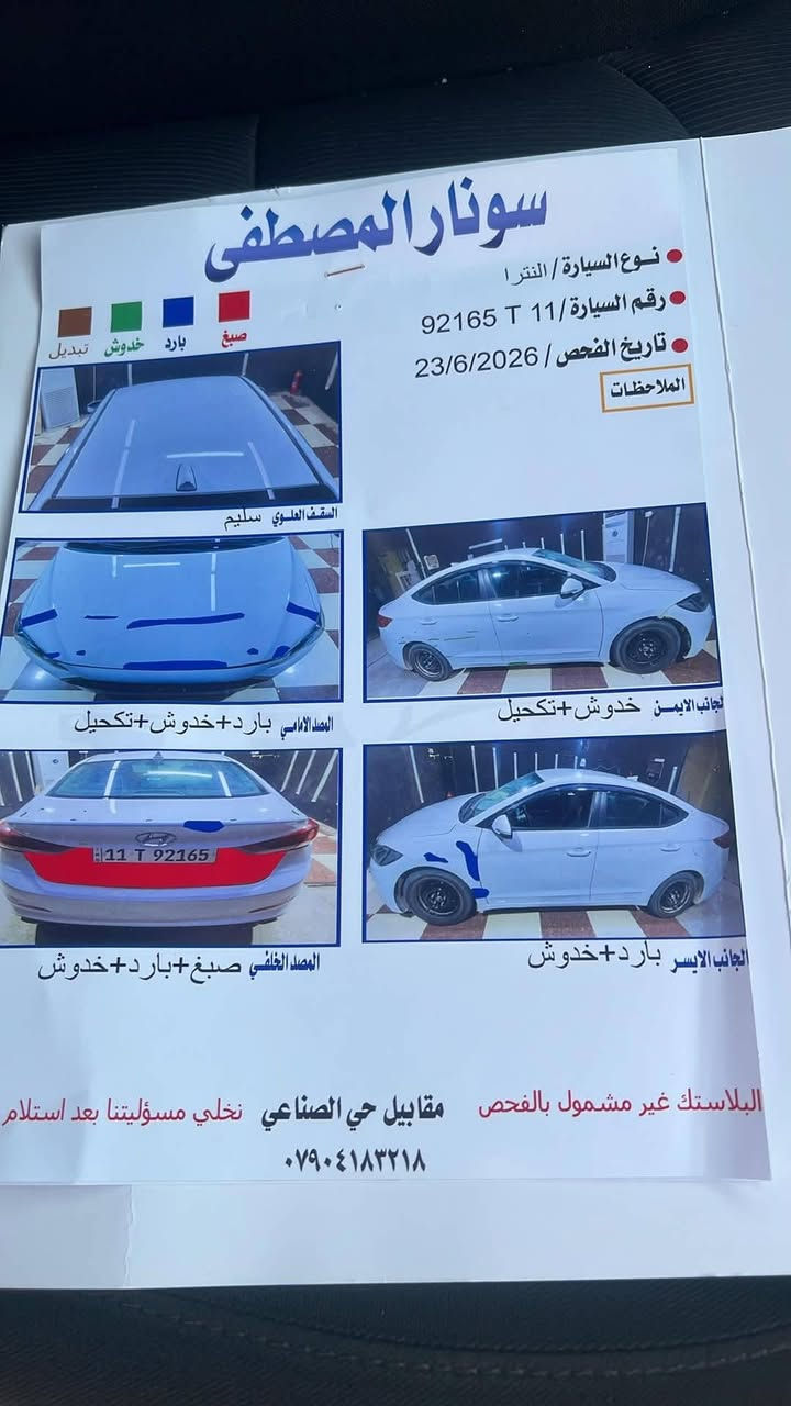 السلام عليكم النترا أمريكي اكلين ماشيه ١٧٠ سيارة جديده معنه كلمه سعر ١٢٥ موديل ١٨ سونار مرفق. ***********
