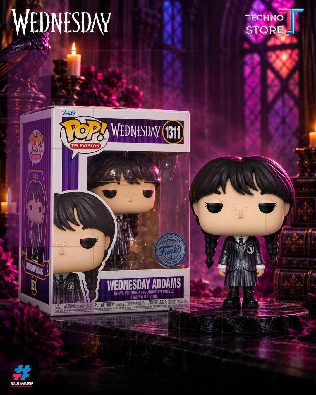 مجسمات Wednesday • موزع Funko • توصيل