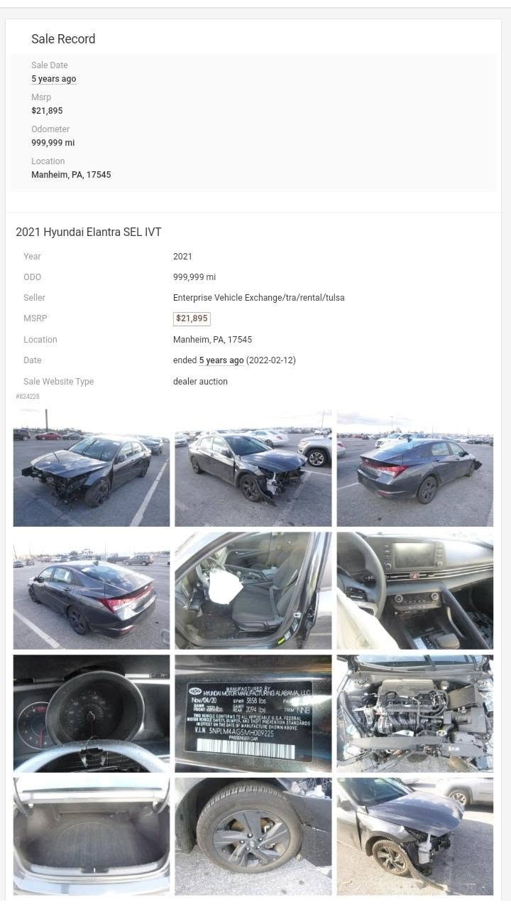 هيونداي إلنترا  2021
نص فول 
محرك 2000 دوش
كير AT
بصمة تشغيل
تشغيل عن بعد
دخول ذكي
شاشة لمس
أبل كار بلاي
كاميرا خلفية
رادار أمامي
مثبت سرعة تفاعلي
قيادة شبه ذاتية
تحديد مسار
المحافظة على المسار
مانع اصطدام أمامي
توقف ذاتي
نقطة عمياء
تنبيه حركة خلفية
حساسات خلفية
حساس إطارات
منظومه تبريد جديده
ماشية 95 mi
حادثه بنيد و جاملغين امامي بارد 
(بيه ملاحظات بصيطه )..
 رقم بغداد انكليزي السياره بسمي تحويل ثاني يوم ؟
 لا يوجد غرامات مروريه؟ 
⭕️ السعر120$ و بيه مجال 

مكاني:بغداد الامين
رقم :***********
