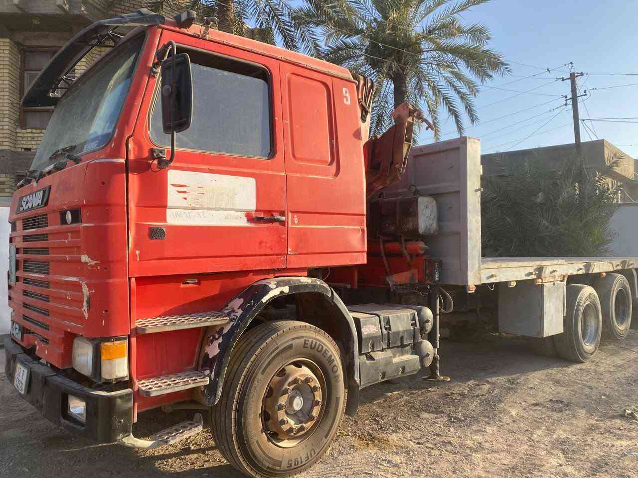 ***********
اسكانيه كرين للبيع كرين خمسه طن سيارة مكفله شاصي طويل 8متر رقم مصطره سنكل مكينة 8شرط التحويل رقم نينوى الستفسار ***********مكان السيارة بغداد.  ***********
