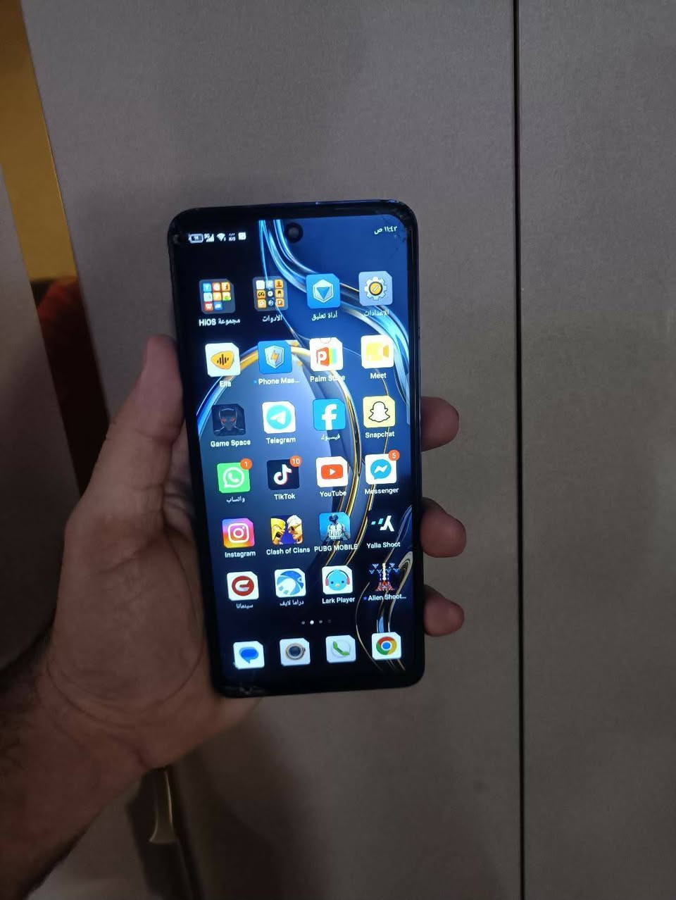 سلام عليكم TECNO POVA 5         للبيع ب ١٥٠ وبي مجال

نص مكتوب في الصور:
- هاتفي HiOS V14.0.0 Based on Android اسم الجهاز TECNO POVA 5 التخزين ٥٨,١٧ غ.ب / ٢٥٦ غ.ب الطراز TECNO LH7n وحدة المعالجة المركزية Helio G99 الكاميرا الخلفية 50M DUAL Camera الكاميرا الأمامية 8M البطارية 6000mAh الشاشة 1080X2460 RAM 8.00 GB+5.00 GB