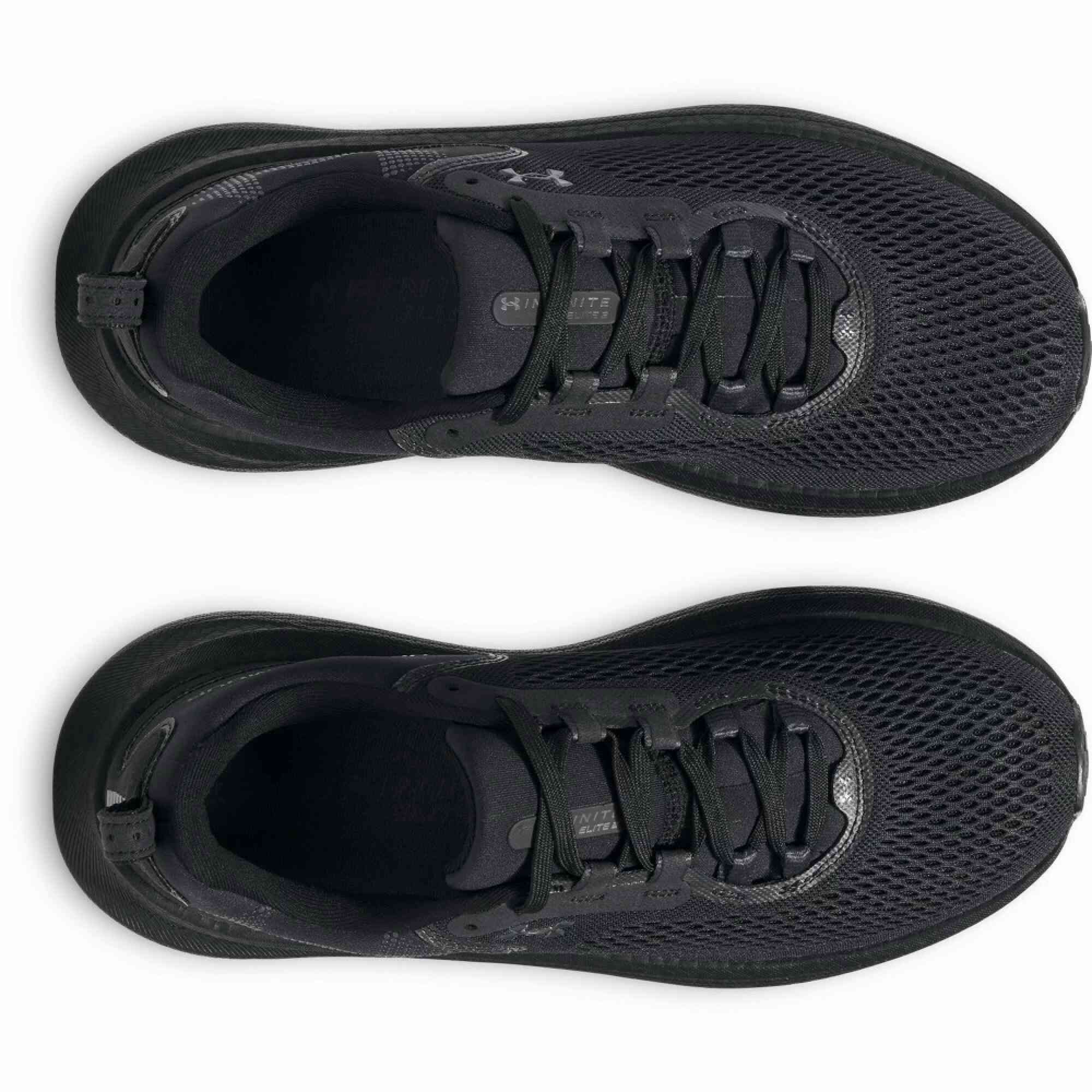 هذا الحذاء هو Under Armour UA Infinite Elite 2 باللون الأسود الكامل، وهو حذاء رياضي متطور مخصص للجري ومصمم لقطع المسافات الطويلة براحة تامة تصل الى 30 كم يتوفر توصيل 5 الاف لجميع المحافظات 🚕 فحص الطلب بوجود المندوب  للحجز والاستفسار تواصلوا معنا عبر الخاص او على رقم الواتساب *********** 📲
