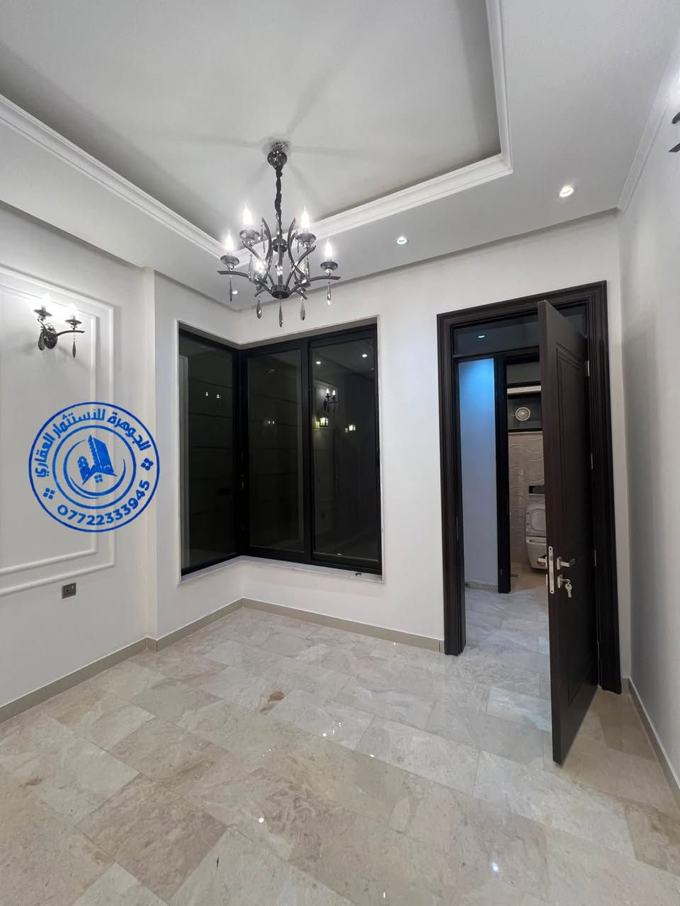 للبيع دار سكن زيرو حديث درجة اولى 🏦
المساحة 150م 📏 واجهة 5 * نزال 30
📍 زيونة محلة 710
يحتوي على 4 غرف نوم واستقبال وحولي ومطبخ وخدمات

لمزيد من الاستفسارات الاتصال على الرقم الآتي:
☎️ *********** / شركة الجوهرة 💎
او زيارة موقع الشركة الكائن في:
📍 زيونة - محلة 710 - شارع القاعة الملكية - مقابل جسر الأمانة

🔍الشركة مجازة رسمياً من غرفة تجارة بغداد - إستثمر بأمان 🔎
🫆 نعمل بالنظام الإلكتروني الجديد (منصة عقاري) 🫆
📝 نستقبل كافة طلباتكم وعروضكم وعلى مدار الساعة ⏱️
"اتصل بالجوهرة والي تريده تبشره"💎

نص مكتوب في الصور:
- الجوهرة للاستثمار العقاري ***********