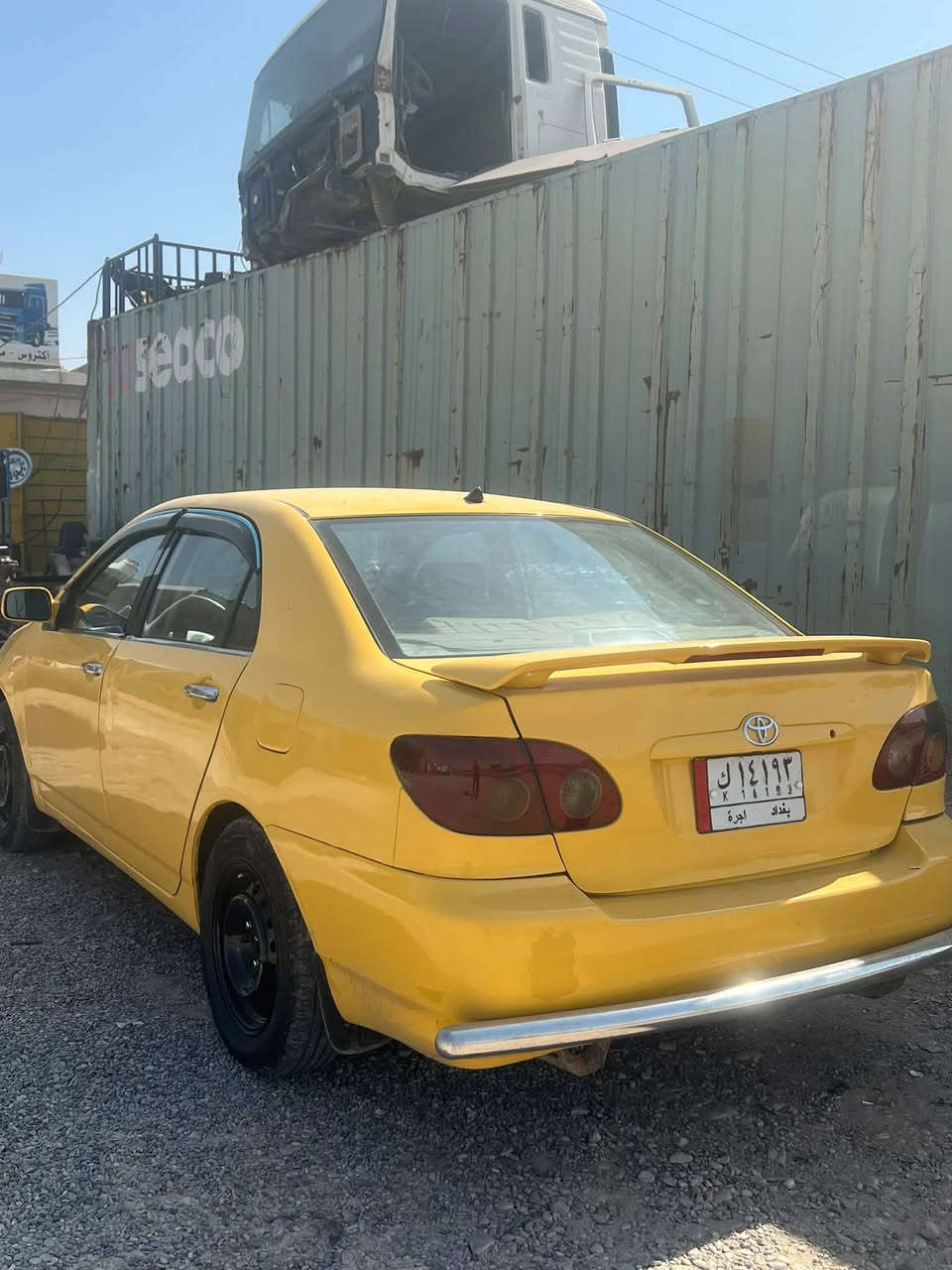 سلام عليكم
كورلا نحله 2003 للبيع او مراوس 

بيهه قطعه وحده بدون اي دواخل 

تخم تاير جديد باتري جديد
شاشه ايباد كامره

حداديه صدر كله واحد على واحد

منضومه تبريد جديد مشدود علي

سنويه لحد 2028 رقم بغداد مشروع وطني

عنواني ديالى خانقين 

للاستفسار ***********
