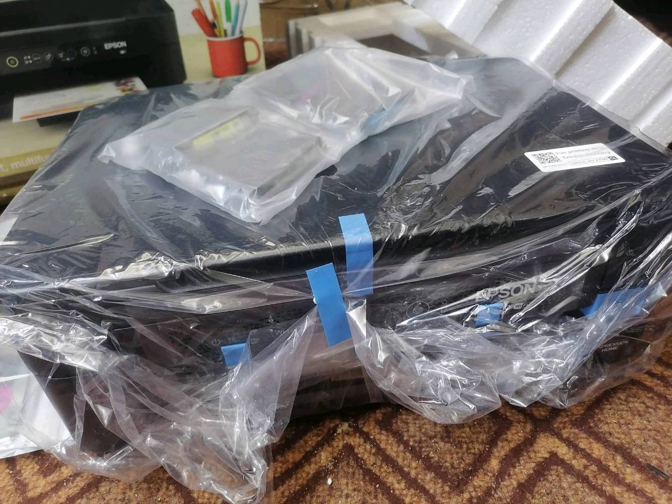 طابعة ايبسون جديد بالچيس السعر 100 توصيل مجاني للطلب وتساب ***********