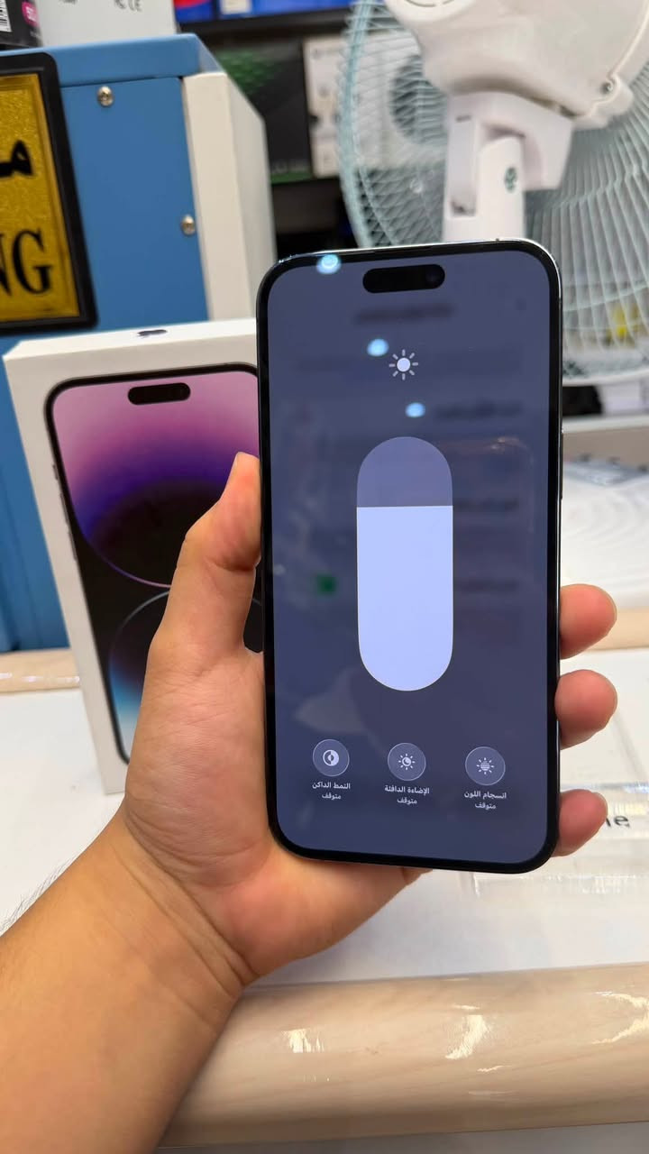ايفون 14 برو ماكس🔥ذاكرة 256 والبطارية 87🔋الجهاز بلادي. مداخل اي صيانة شرط تفحص وين ميعجبك ب سعر 850 الف قفلة 🔥
🛑شامل وصل ضمان من المركز 5 اياام وكامل. ملحقات 
📍بغداد البياع شارع 20/اسم المحل سنتر البياع للمربايل 
***********📞
