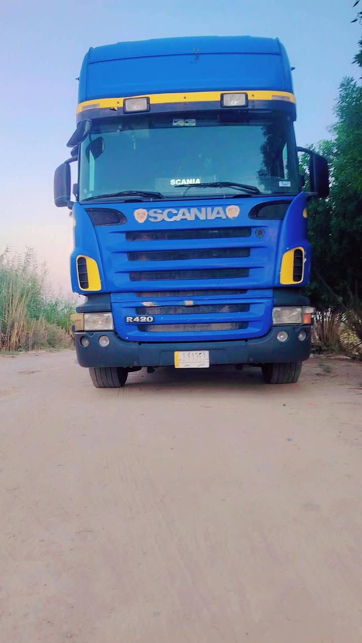 السلام عليكم سكانيا للبيع موديل 2005 سياره جاهزه للشغل السنويه لقايه 28 براد شمتيز مكان السياره واسط العزيزيه ***********
