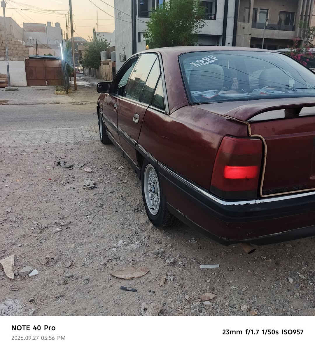 سلام عليكم اوميكا موديل 91 شرط تحويل حجم 20 بلاد بدون حادث كير محرك بالشرط أرقام ألماني أصلي سنويا كارتوني ساقط بال19 سنويا حضره مكتوب عليها تحويل كلشي مدفوع عدنا وكاله اصليه هم السعر 20 وبيها مجال كهربائيات كله شغال عنوان كركوك أقساط مابيع ***********

نص مكتوب في الصور:
- NOTE 40 Pro
- 2026.09.27 05:56 PM
- 23mm f/1.7 1/50s ISO402
- 23mm f/1.7 1/50s ISO638
- NOTE 40 Pro 2026.09.27 05:57 PM 23mm f/1.7 1/33s ISO5368