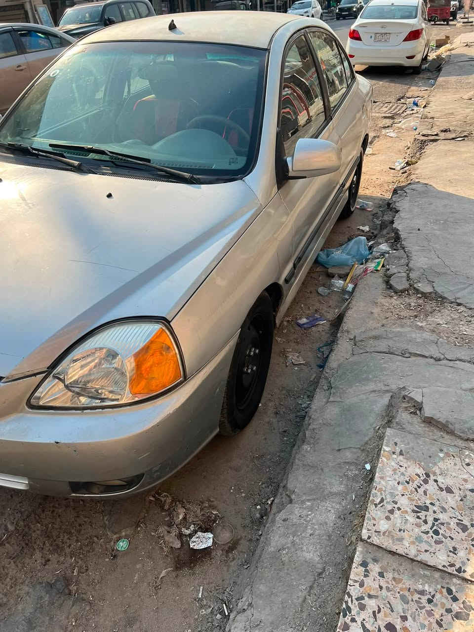 السلام عليكم كيا ريو 2003 بغداد تبريد شغال كير محرك مبدل جديد سياره جهازه لون سلفر السعر38بيه مجال حق الجيه ***********
