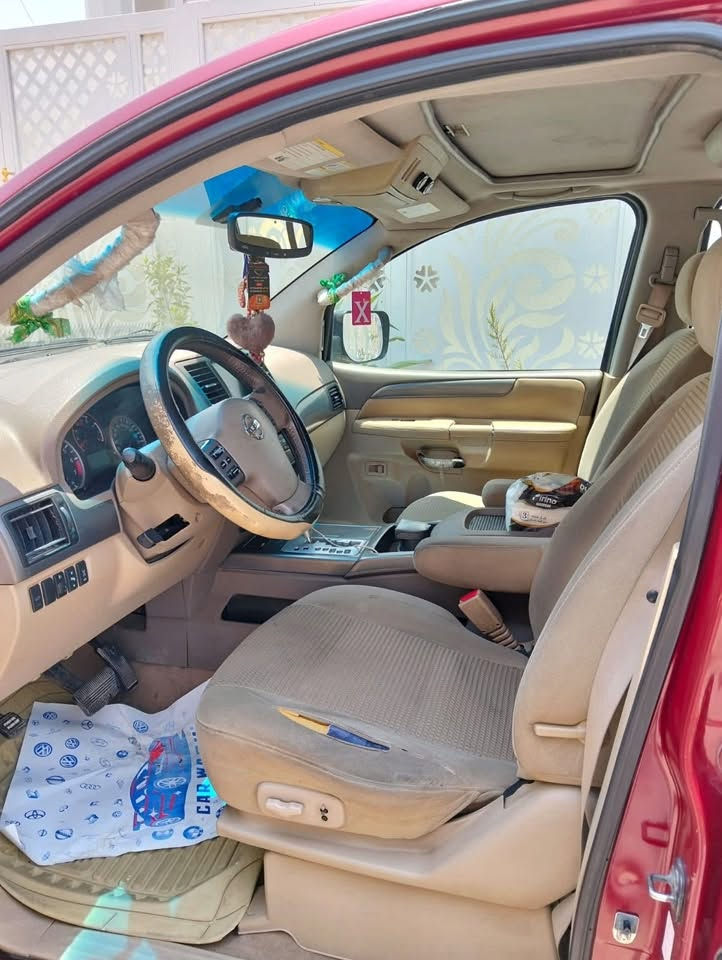 للبيع او مراوس حسب القناعه 
ارمادة 2008 خليجي مكفول من المكينه و الكير و التبريد و الصدر  بيه اماكن صبغ بسيطه و بعض النواقس البسيطة رقم بغداد باسمي تحويل ثاني يوم مكان السياره بغداد الحسينية مال راشدية متواجد واتساب على الرقم ***********
