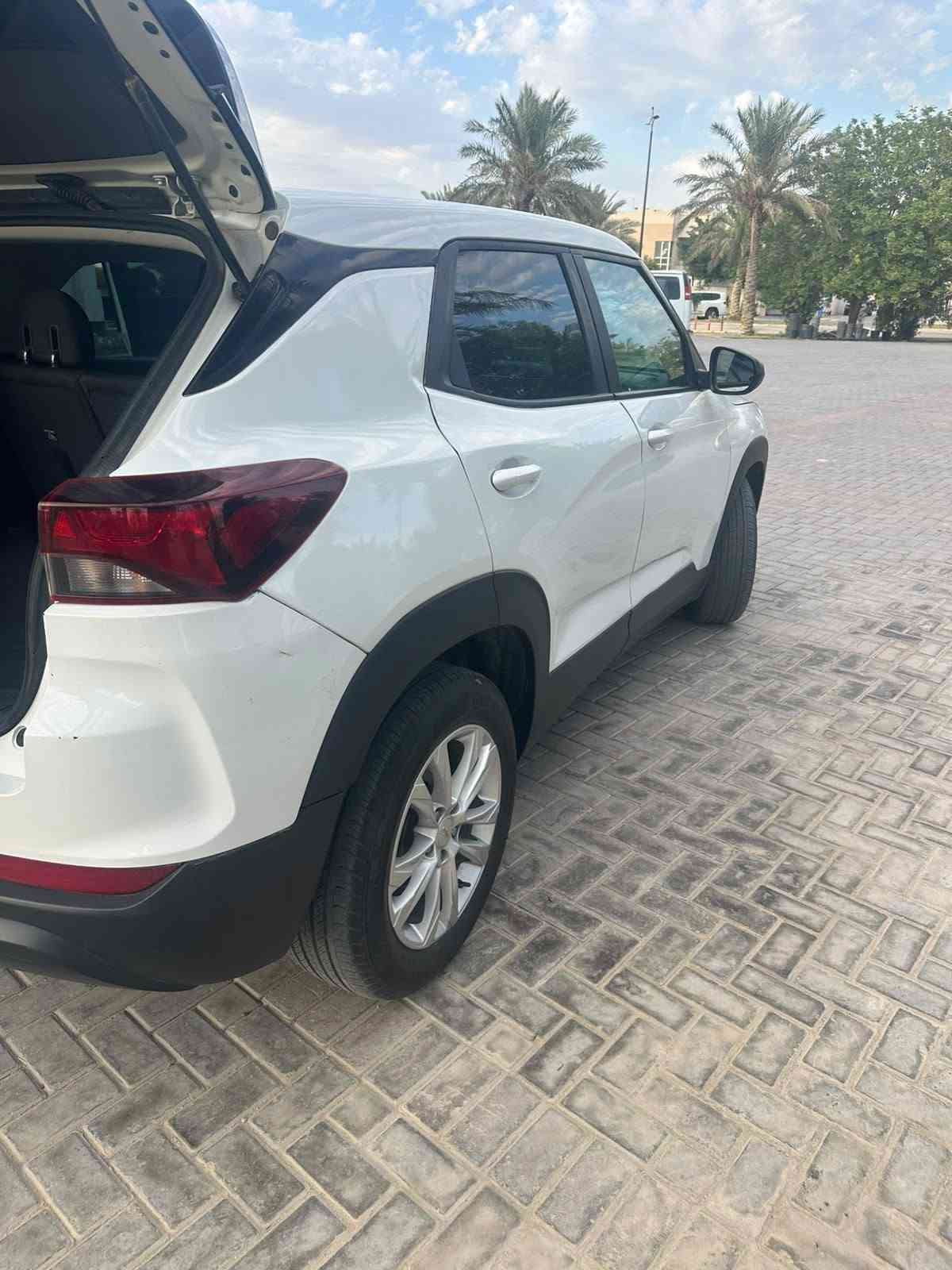 السلام عليكم  Chevrolet trailblazer LS
مستعجل عالبيع 
نوع سيارة : تريل بلايزر 
موديل : ٢٠٢٣ 
ماشية : فقط ٢٠ الف ميل 
مواصفات : ((باب بصمة - كشن مخملي  - كشن كهربائي -  - تبريد مركزي - بصمة - شاشة - كاميرا - تحديد سرعة -لايت ليد- رادار - تحديد مسار - سايد بريك كهرباء _ اوتو اطفاء _ تشغيل عن بعد _مثبت سرعة _ ))
حادث سيارة : جانبي والصور موجوده 

حجم محرك : ١.٣َ / ٣ سلندر توربو 
كير محرك بعدهن وكالة
السيارة بدون رقم '@ تترقم اي محافظة 
سعر : 105 ورقة وبيها مجال 
مكان كربلاء حي التعاون 

*********** للاتصال
