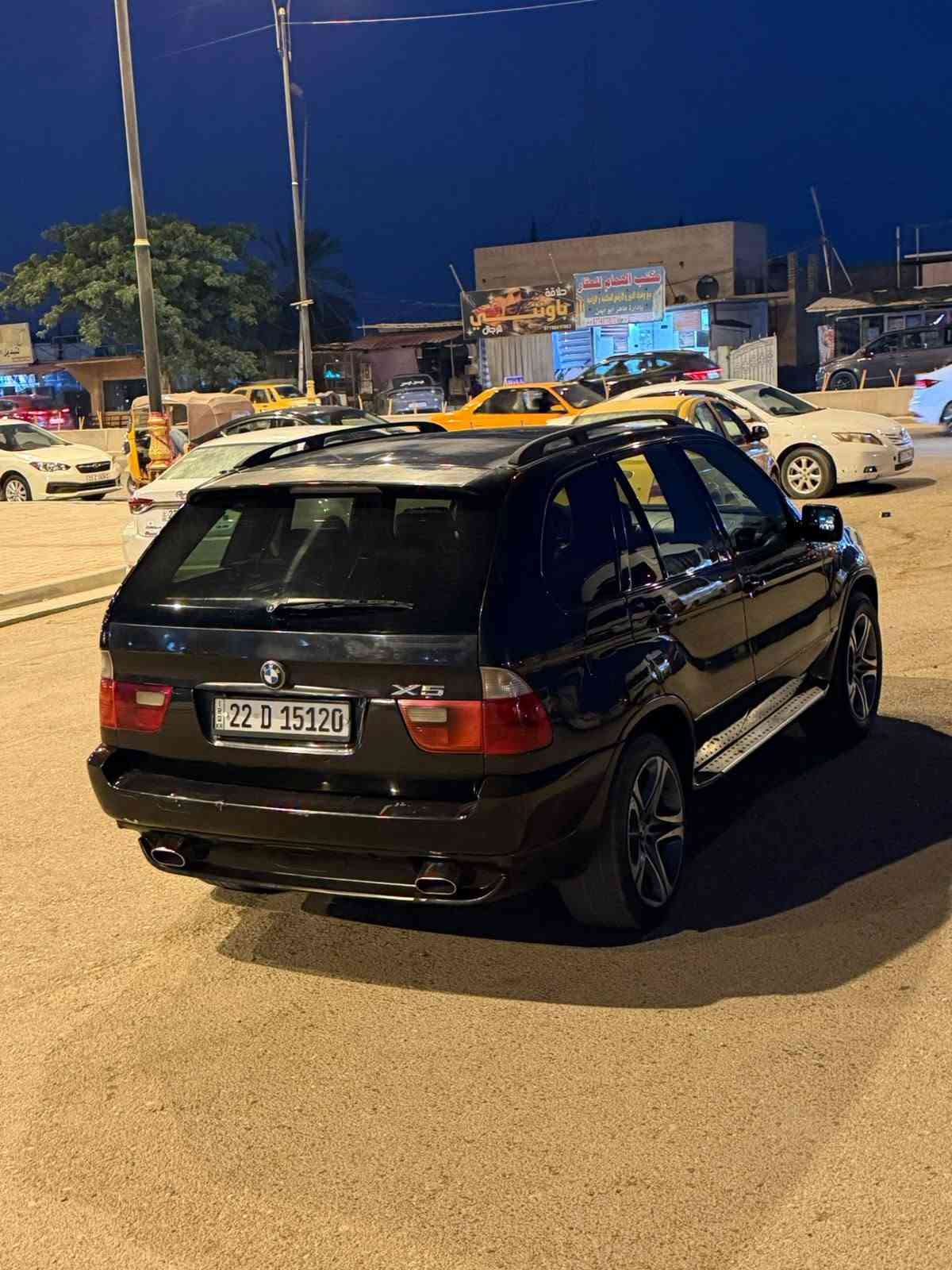 X5 بيئم موديل ٢٠٠٥ 
أعلى مواصفات مكفولة من حادث او صيغ او تبديل محرك كير تبريد كهربائيات كلها شغالة وجاهزة ومضمونة محرك ٦سلندر مسكر فانوس دوشمة جلد تحكمات ستيرن وكشنات بنروما لدات حساسات السعر ٨٠$ العنوان بغداد الجزيرة السياحية الهاتف *********** رقم شمالي الجديد
