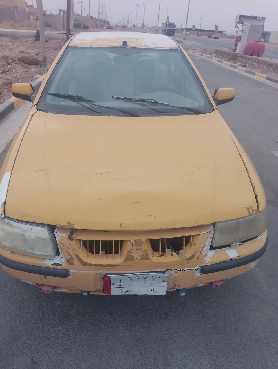 سمند 11 رقم بغداد الماني كير مكينه نظاف أبيع كوم حديد السيارة شغاله وخير من الله مكان السيارة العمارة حي الصدر المجبس رقم ***********
