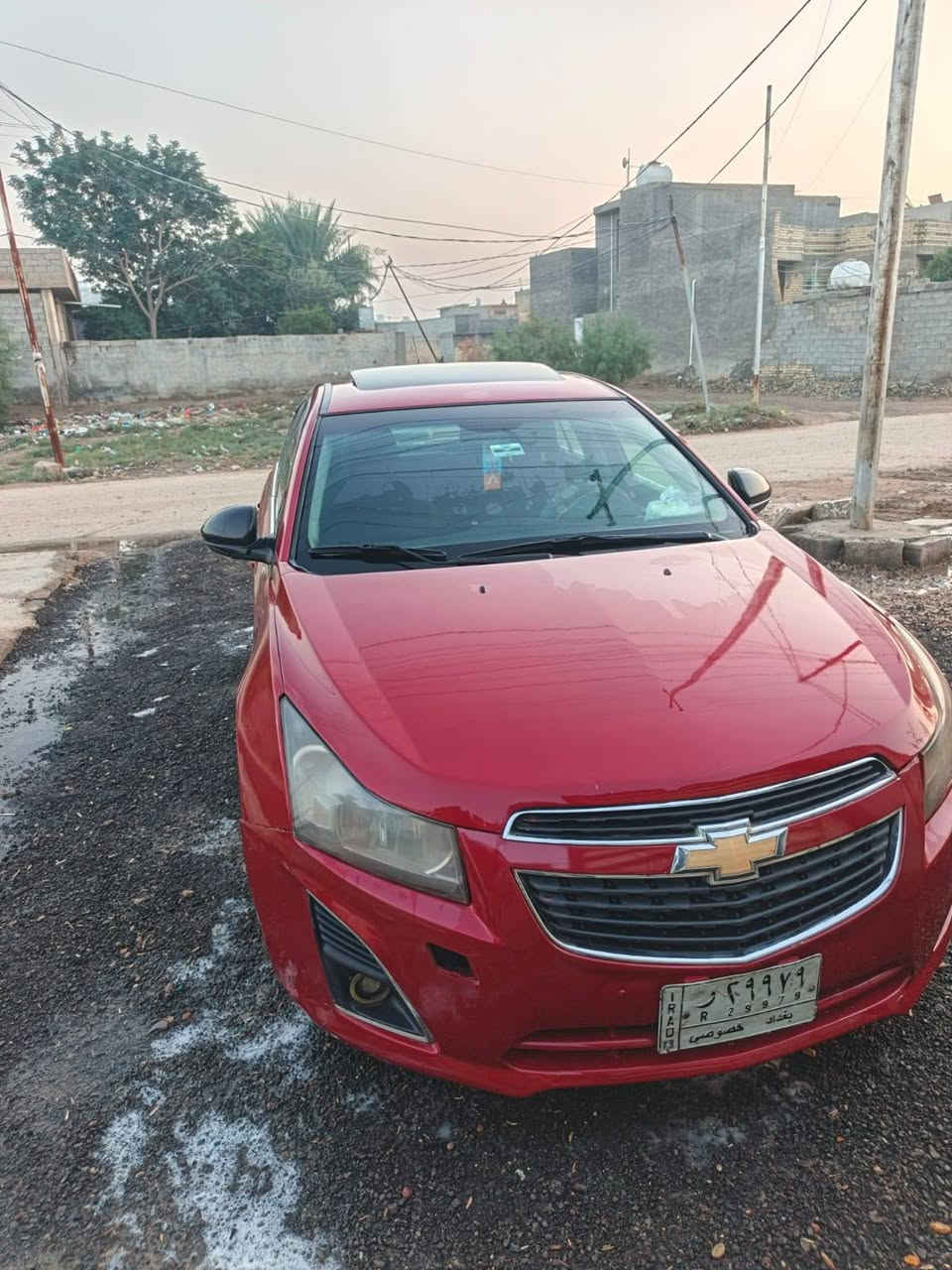 السلام عليكم سياره شوفر كروز للبيع موديل 2013 مكينه 1400 تيربو مكينه كايمه رقم بغداد بسمي مكاني ابو غريب   سعرها 48 الاستفسار الاتصال ع الرقم ***********
