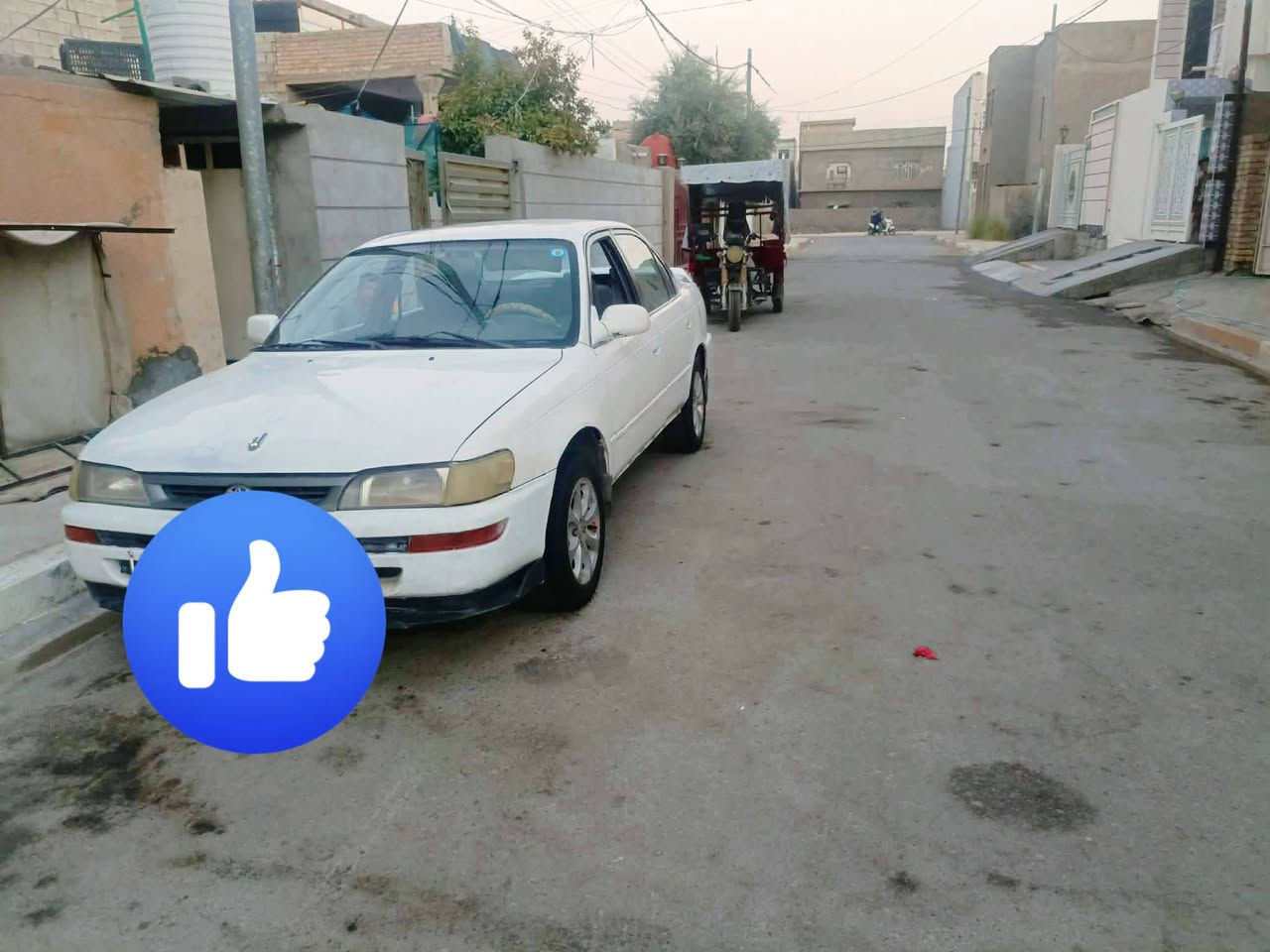 كورلا موديل 93 للبيع مكانهه ديالى المقدادية
السياره بسمي والسنويه لل31
هزه لل11
رقم نكليزي 
شرط لا صرف ولا تبخير
السعر 39 بدون معامله 
***********
