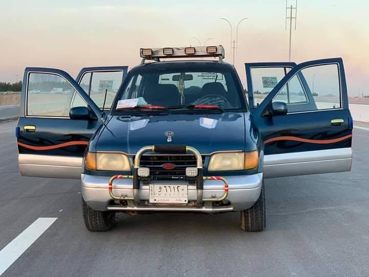 #السلام عليكم
🚙 كيا سبورتاج موديل 1994

- رش قطع جمالية فقط
- رقم بغداد باسمّي
- سيارة جاهزة، محرك 2000 مسكر
- أوتوماتيك
- استعمال بيت
- تخم تاير جديد
- بطارية جديدة
- كير ومحرك بحالة جيدة
- غرفة نظافتها 80%
- كهربائيات شغالة

💵 السعر: 33 ورقة، وقابل للنقاش 
📍 الموقع: بغداد

📞 رقم الهاتف: *********** فقط اتصال متوفر على الانترنت
