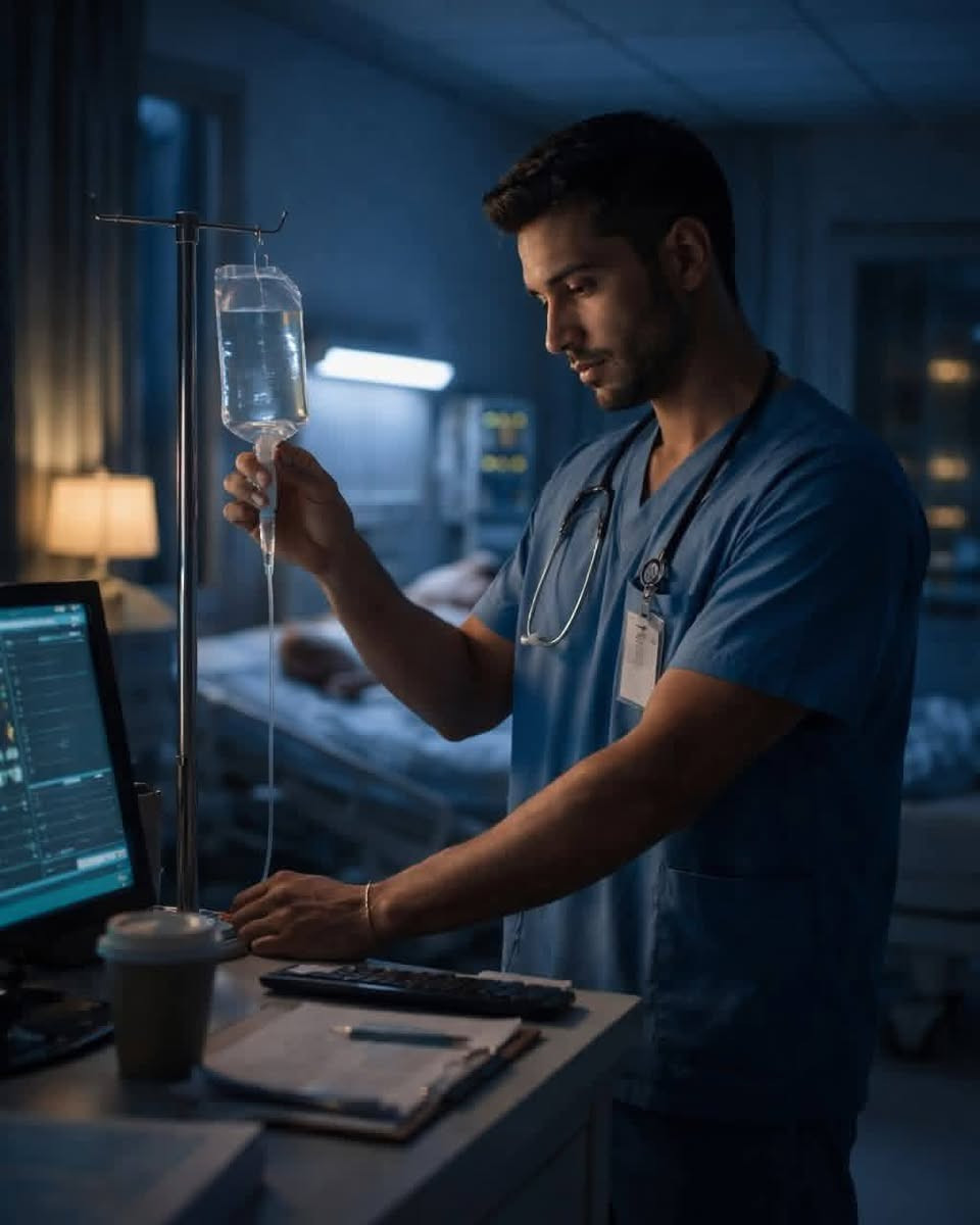 السلام عليكم
تحيه طيبة ...  
خدمة التمريض المنزلي🥼🩺❤️
ومتابعة في إعطاء العلاج في الوقت المطلوب 
((***********))
1.زرق ابر I.M_ IV
2.شد كانولا + محاليل وريديه مغذي
3.تضميد 
4.رفع خيط 
5.قياس ضغط الدم 
6.قياس فحص السكر
7.اوكسيميتر فحص الاوكسجين ودقات القلب
8. جهاز جمبير لقياس حرارة الجسم
9. جهاز بخاخ نيبولايزر للربو وضيق التنفس 
(الصحه والعافيه على الجميع يارب) 🥼🩺🤍🫀

