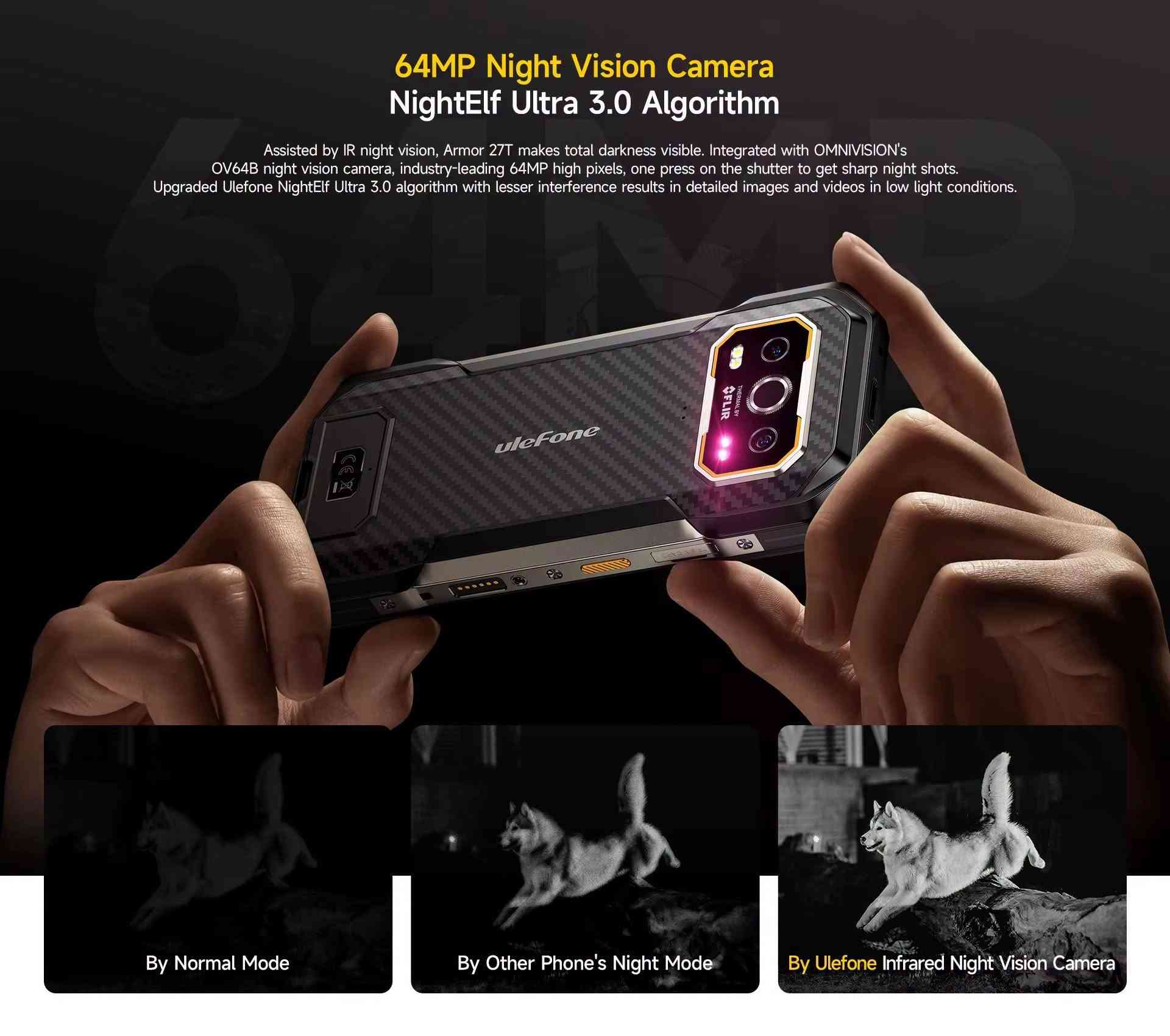 ARMOR 27T • رؤية حرارية • بطارية 10600mAh