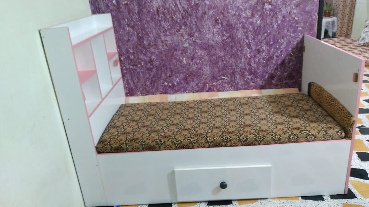 سرير أطفال • نفر واحد • خشب إم دي إف
