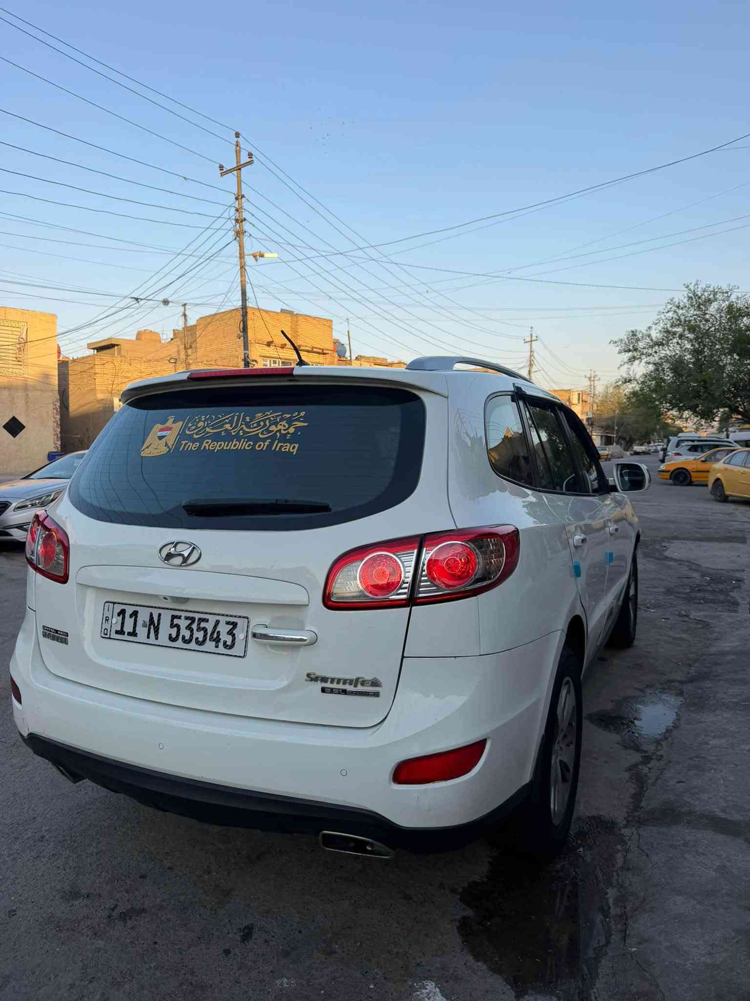 سنتافية للبيع موديل ٢٠١٢  خليجي محرك ٦ سلندر ٣٥٠٠ فول مواصفات ١/١ كويتي  سيارة جديدة وجاهزة محرك كير تبريد ثلج تخم تاير جديد سيارة كل نقص مابيها بصمة ابواب بصمة تشغيل سلايت روف ٧ راكب تبريد تلث قطع كشنات جلد وكهرباء مري شفط شاشة كامرا حساسات رادرات فور ويل مانع نحراف سيارة فول ماشيه ١١٩ الف سيارة بيها تلث مكانات صبغ اصغار فقط رقم بغداد الماني الجديد تحويل ثاني يوم سعرها ١٢٨ ورقه ومكان السيارة بغداد البلديات ***********
