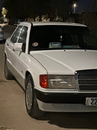 من رخصة الادمن. سيارة مارسدس 190 طيارين موديل 1991 سياره بلاديه محرك ع...