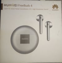 للبيع سماعة ايربود هواوي FreeBuds 4 مستخدمة شي قليل   مواصفات جيدة وال...