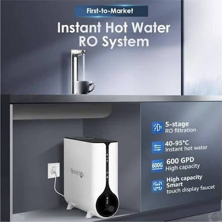 جهاز Waterdrop WD-K6-W / WD-KJ600، وهو جهاز تنقية مياه بنظام التناضح العكسي (RO) مع موزّع ماء ساخن فوري الجهاز بلباكيت غير مستخدم من شركة waterdrop الجهاز سعرة من الشركة 600 دولار ينشد كمنظومة على الماي بلبيت تنقية وتسخين او وحدة منهن هم يشتغل السعر ب500$ (((غير مستخدم)))  المكان البصرة 14 تموز الخليلية للاستفسار ***********
