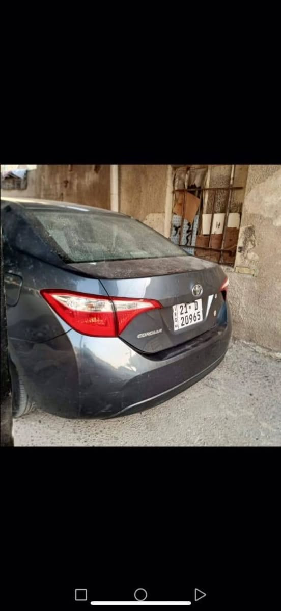 كورولا موديل 2015 حادثة جاملغ و بنيد تبريد منظومه جديده مكينه بلاد كير بلاد صدر نظيف جدآ ماشيه 141 السعر 118 مكان بغداد حي العامل الرقم *********** ***********
