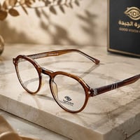 بني شفاف • درجة أولى • نظارات طبية