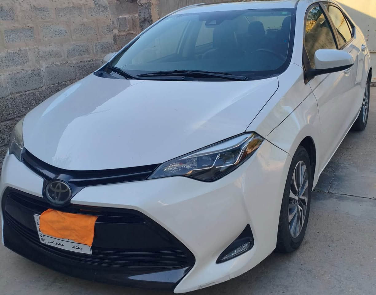 كورلا وارد امريكي 2019
السيارة XLE
بيها تبديل باب خلف السائق والجاملغ بارد الي خلف السائق ايضا
بدون ايرباك سيارة نظيفه حيل 
السعر 155 .بيها مجال
غير متواجد ع فيس . رقم التلفون(***********)
