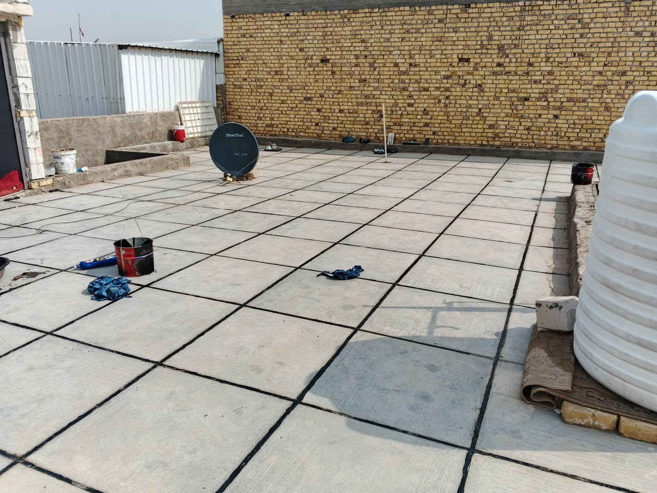 عزل السطح • ماستك درجة أولى • قلع المتهالك