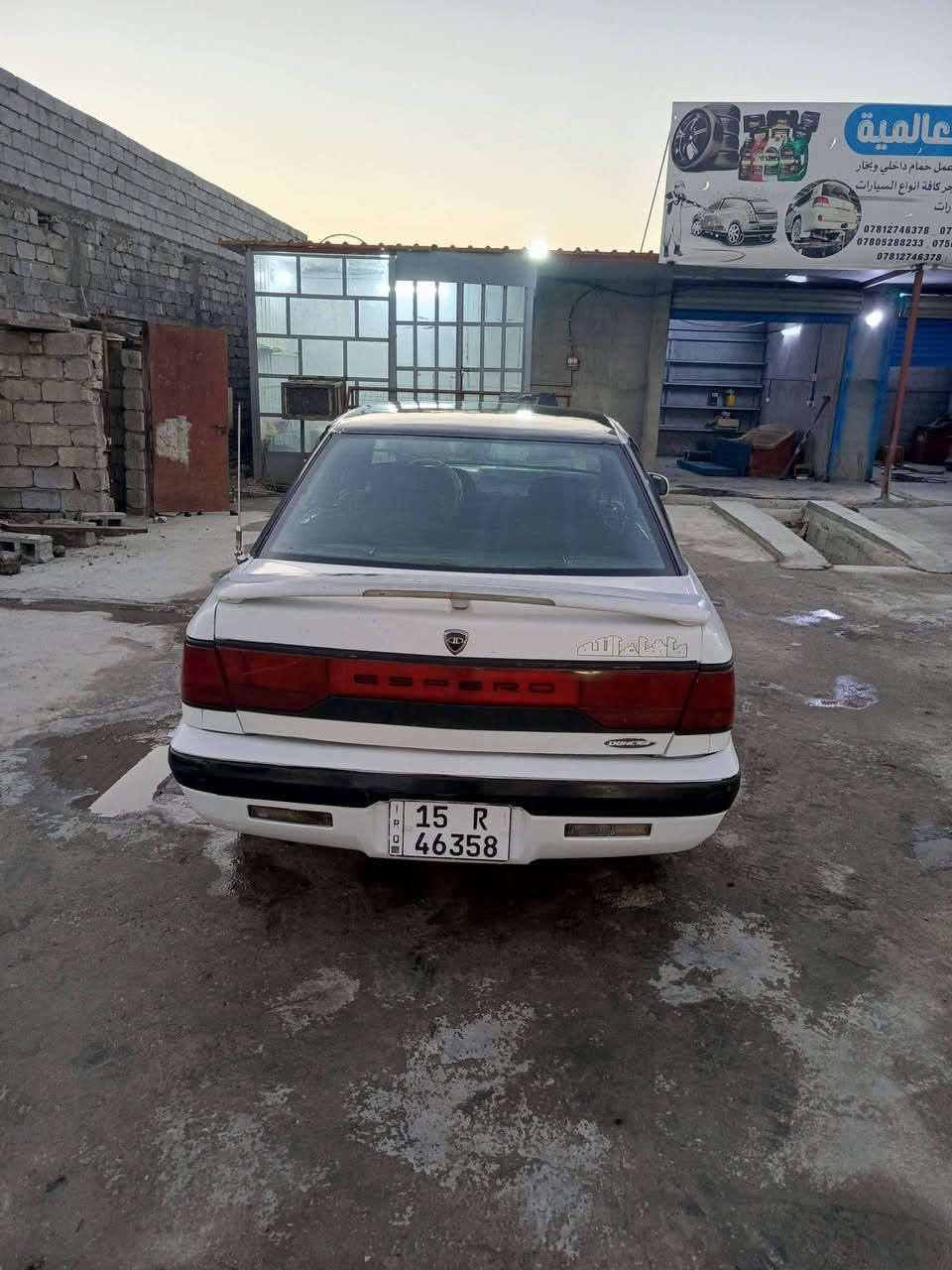 سلام عليكم دايو اسبرو 96 كير عادي نضيفه وخير من الله للبيع سعر مناسب مكلف بنشر *********** مكانها بغداد التاجي
