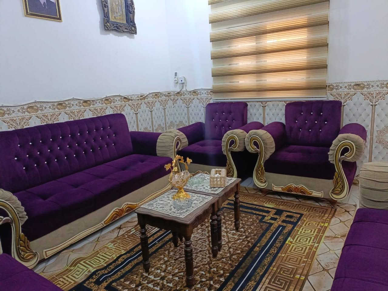 السلام وعليكم ورحمة الله وبركاته
تخم كامل للبيع جديد 3مقاعد 2كراسي سعره 300 الشراي يتصل 
***********
