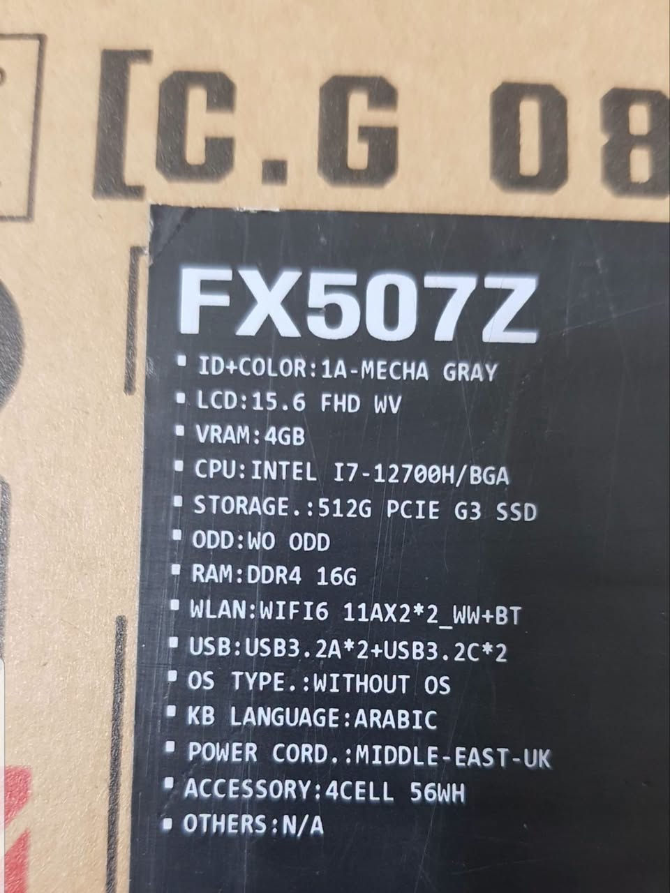 ASUS TUF • كور i7 الجيل 12 • RTX 3050 4G