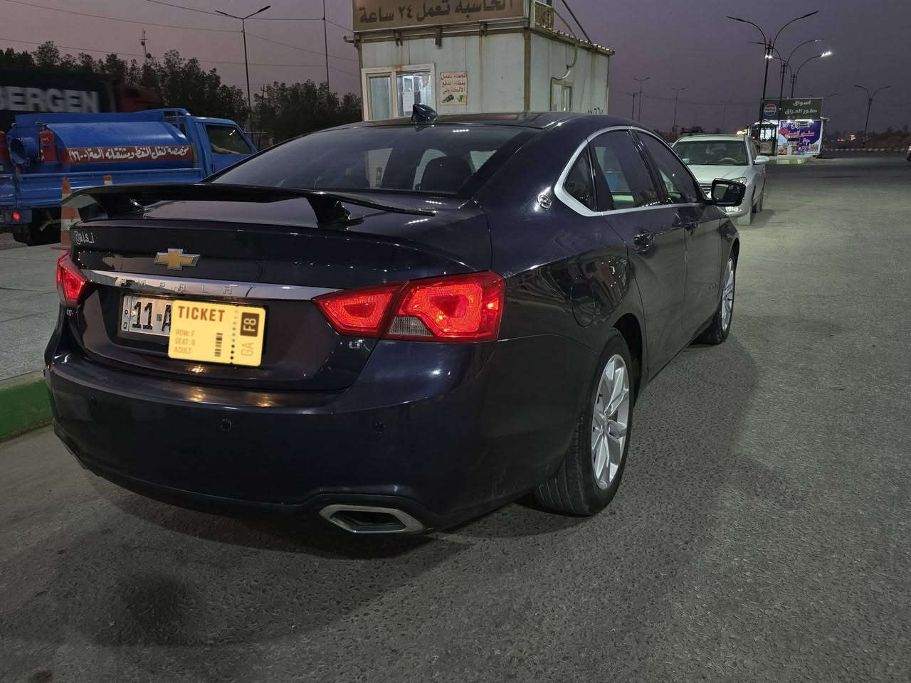 السلام عليكم امبالا 2018  LT v6 للبيع
حادث مرفق  مكفوله من الضربه والصبغ  ماشيه 124 مايل  مبدل محرك موديل 2020 قبل 5 اشهر صفر كيلو متر  رقم بغداد 
السعر 120 
رقم الهاتف *********** واتساب موجود
