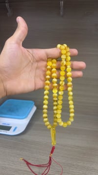 سبحة كهرب • ٧٥حبة • وزن ٤٨غ