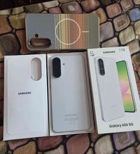 بسم الله الرحمن الرحيم سامسونك A56  5G لون ابيض ذاكرة 256 عشوائية 12 (...