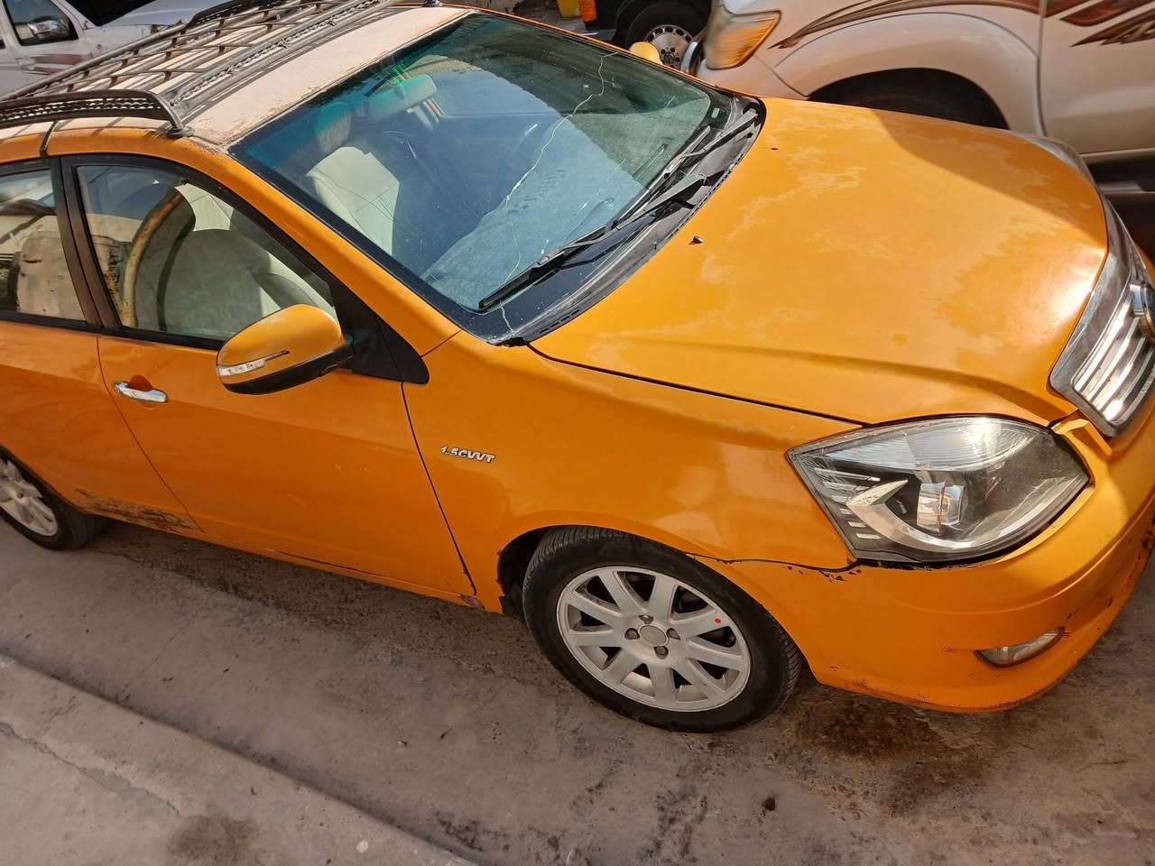 السلام عليكم
جيلي ١٢ رقم بغداد كير عادي بلاد بدون ضربة وبدون صبغ  محرك  حاوية بي تنقيص بدون تبخير السعر ٣٢ تبريد شغال صدر طخم تاير  ماناقصه شي مكاني بغداد ***********
