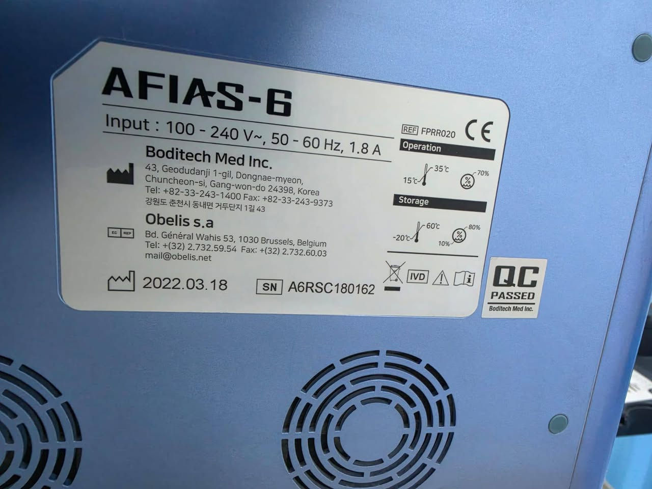 السلام عليكم
مختبر كامل للبيع 
1-semi Auto chemistry mindary 
2-afias 6 
3-waterbath
4-centrifuge عدد2
5-microcentrifuge
6-electron microscope 
7-normal microscope عدد2
8-medonic CBC 3 part 
9-كرسي سحب 
كل الأغراض و الاجهزة هي استعمال شهر و اكو اقل من الشهر 
سبب البيع ظروف خاصة 
الموقع بغداد 
للتواصل عبر الخاص أو عبر الرقم ***********
