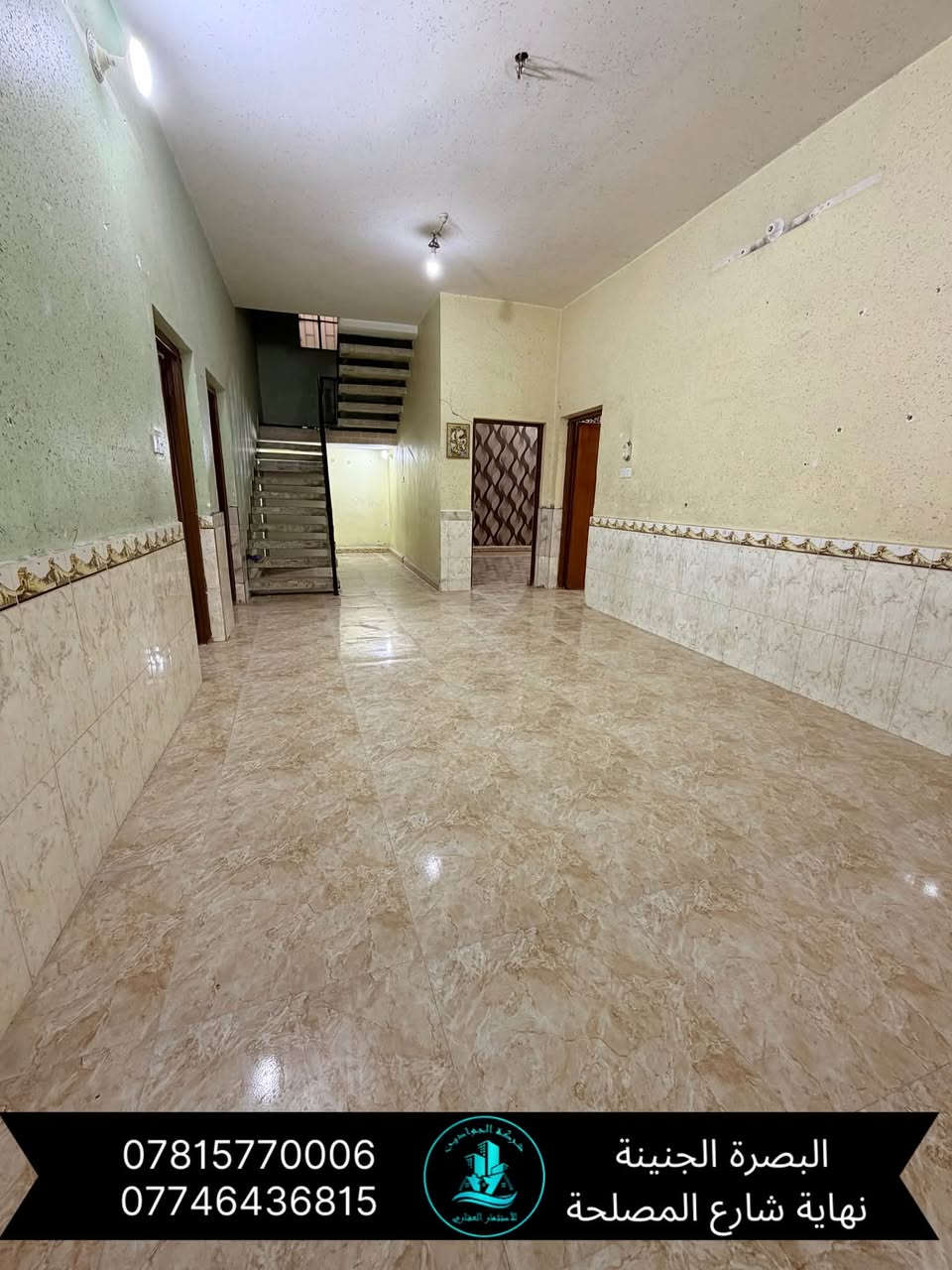 🔶(بيت للايجار)🏡✅ // طابق واحد//
// المساحة (300) متر //يقع البيت على شارع عشرين متر//

🔸(يحتوي على / ثلاث غرف منام/ صاله/ هول/مطبخ / صحيات داخليه خارجيه/ كراج/

                                                              
(الموقع الجبيلة حي الصحفيين )

سعر الاجار (850) الف غير قابل للتفاوض شامل الماء والكهرباء//

🔻(عنوان الشركة )

 ( الجنينه /نهاية شارع المصلحه / قرب سوق الجبيلة ) 

للطلب والاستفسار الاتصال على الارقام التاليه//

واتساب +اتصال ***********
واتساب + اتصال ***********
