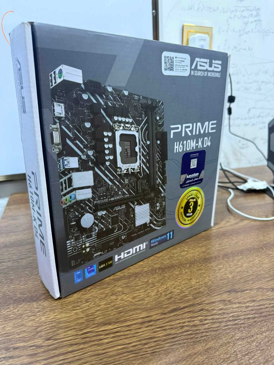 سلام عليكم
مذر بورد H610 asus prime-k d4
نظيف فقط مشكلة السلوت الثاني يخربط مرات يشتغل مرات ميشتغل

السعر :25الف

هارد m.2 ssd وراك مالssd او nvme ، الm.2 من شركة lite on it ، السعر 25الف قفل ابيع راك + ssd ما ابيع منفصل

مبرد هوائي fulltower حجم كبير بي rgb هواي من شركة sama ka600dw السعر 15الف قفل قفل

مكاني الدورة شارع الصحة 

طلعو الفلوس لتضموهن😅

للاستفسار اكثر رقمي***********
