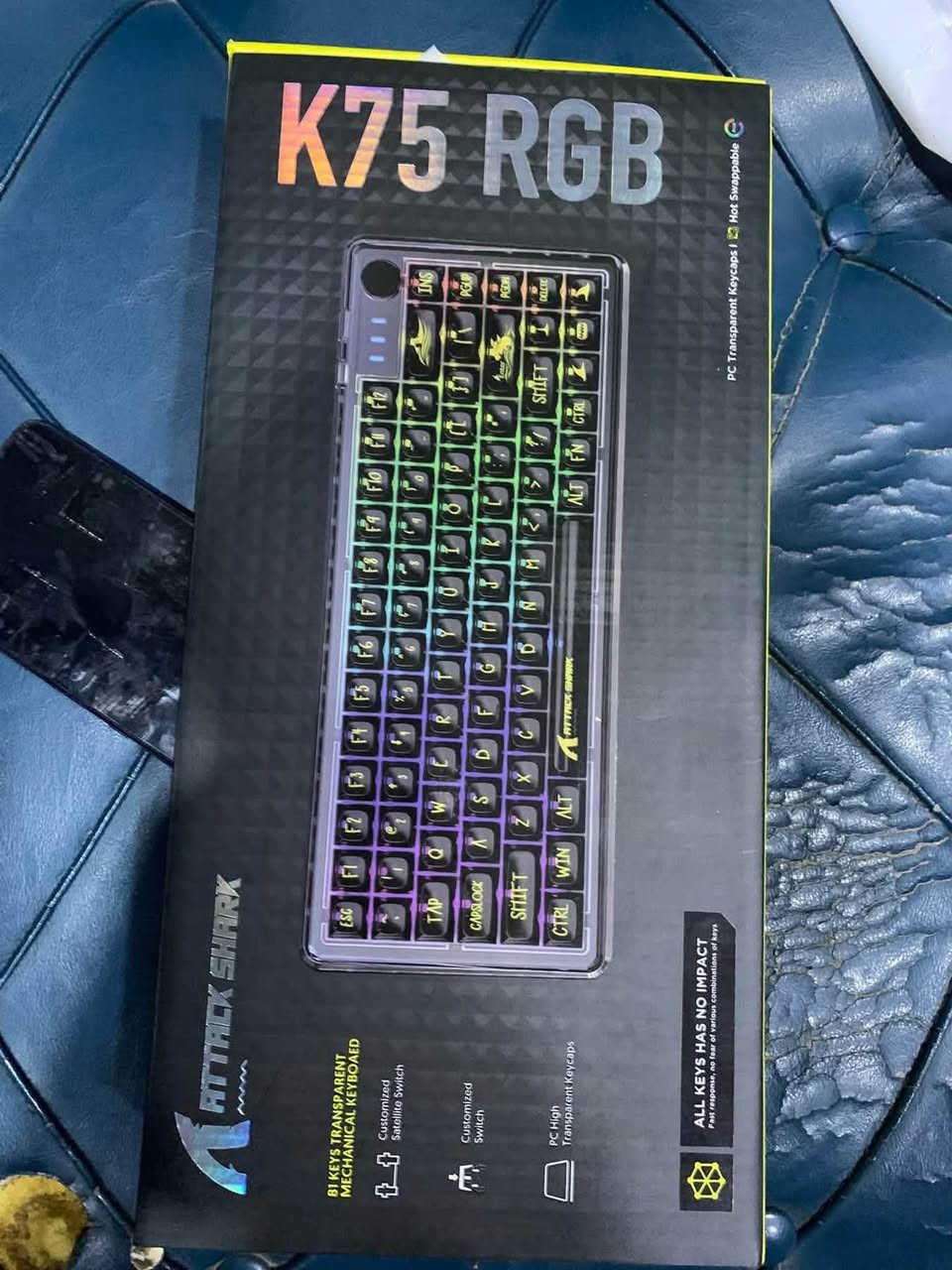 شاشة AVETRON • كيبورد K75 RGB • استعمال كلش بسيط